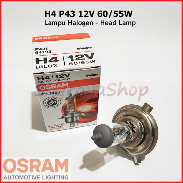 Osram Lampu Halogen 64193 - H4 12V 60/55W - Shop | Tokopedia