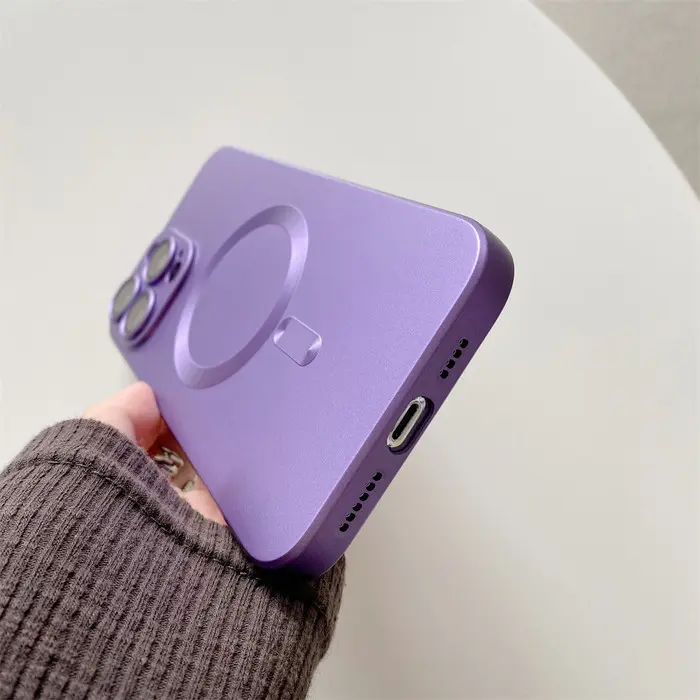 Case IPHONE 14 14 Plus 14 Pro Max Magsafe Magnetic Liquid Silicone 4
