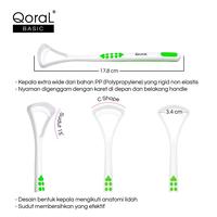 Gambar QoraL BASIC pembersih lidah / sikat lidah / tongue cleaner - Blue dari QoraL ID Kota Administrasi Jakarta Utara 3 Tokopedia