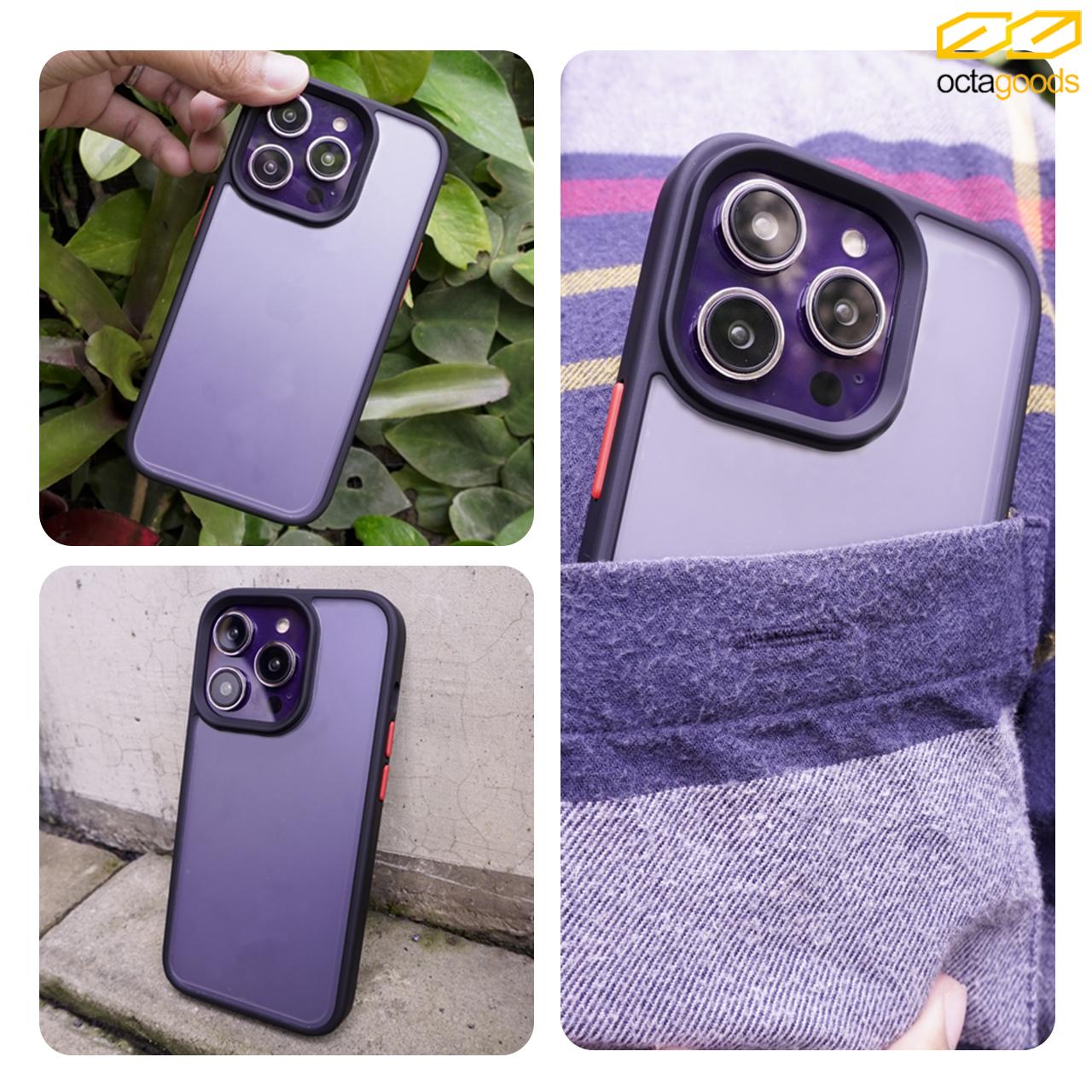 Case iPhone 14 Pro Max Plus OctaGoods Hybrid V2 AntiCrack Clear Casing
