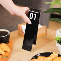 Gambar Nomor Meja Tinggi Akrilik Papan Tanda 20 CM Hitam Putih - INPI HOUSE - Ready 01-20 Htm dari INPI HOUSE Official Kota Bandung 3 Tokopedia