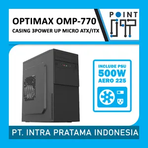 Casing PC Office 3Power Up Optimax OMP-770 PSU 500W M-ATX / ITX