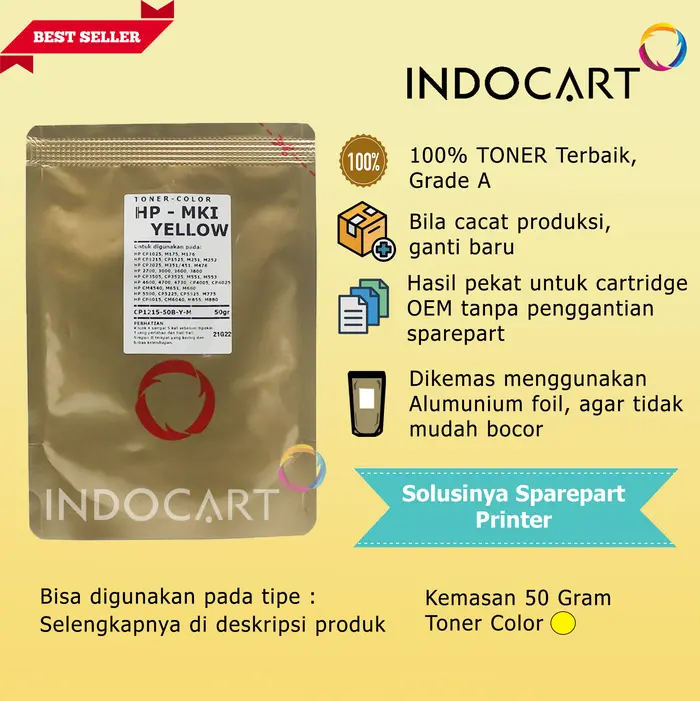 Gambar Toner Bubuk Refill Warna MKI Jepang HP Universal CP1215-CP6015 50gr - Black dari IndoCart HM2 Kota Administrasi Jakarta Pusat 5 Tokopedia