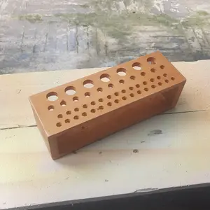 Tool Organizer Kayu Rak Penyimpanan Alat Leather Tool