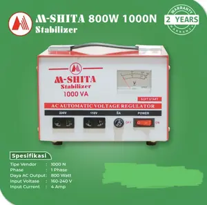 M-Shita 800 Watt 1 Phase 1000 N Stabilizer