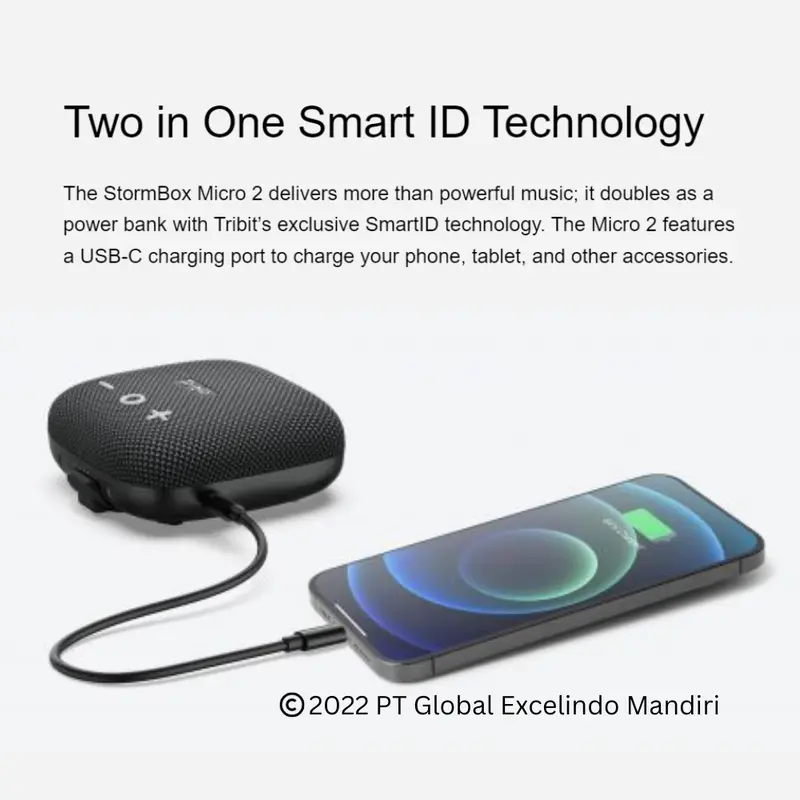 TRIBIT StormBox Micro 2 Bluetooth 5.3 USB-C Portable Speaker 1