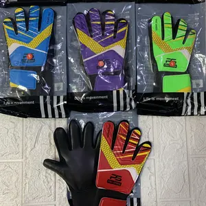 SARUNG TANGAN BOLA KIPER ANAK PRO SPEED PU TELAPAK HITAM BAGUS