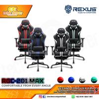 Gambar KURSI GAMING REXUS RGC-201 MAX GAMING CHAIR Footrest 4D Armrest dari Techno Computer Bali Kota Denpasar 1 Tokopedia