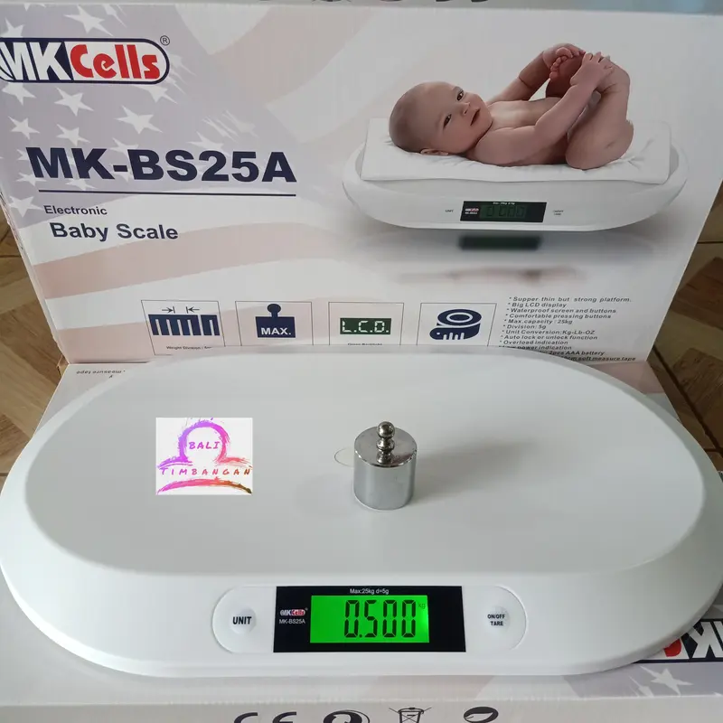 Timbangan Bayi Digital MK baby scale 25kg Akurat 1