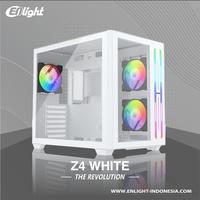 Gambar Enlight FPMAX Z4 - Dual Chamber RGB Tempered Glass ATX Gaming Case - Black Edition dari Duta Mandiri Infokom Kota Administrasi Jakarta Pusat 4 Tokopedia