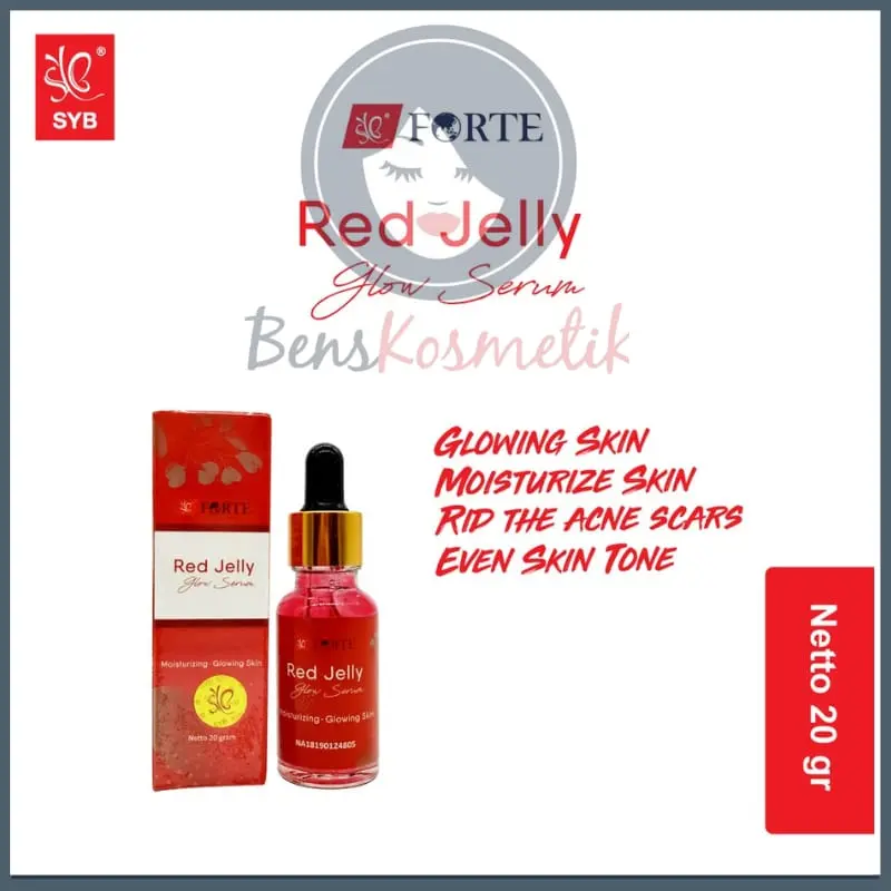 Red jelly glow serum by syb forte /serum jelly merah bpom