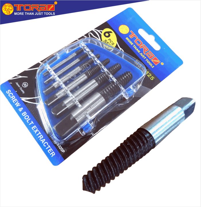 Gambar TORA Screw & Bolt Extracter - Pembuka Baut Rusak / Patah Manual SE6325 dari Tora Official Shop Kab. Bandung Tokopedia