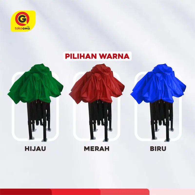 Tenda Lipat 3x4,5 Standart - Tenda Matic - Folding Tend 3 x 4,5 2