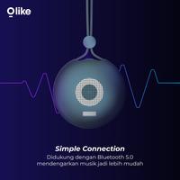 Gambar Olike Portable Wireless Bluetooth Speaker Radio TWS Mode OBS-200 - Biru dari Gudang-HP Kota Administrasi Jakarta Pusat 5 Tokopedia