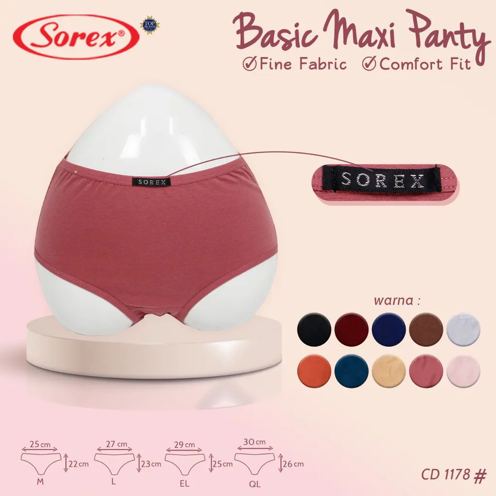 SOREX Cd Basic Maxi Comfort Fit 1178 SOREX Fine Fabric Original