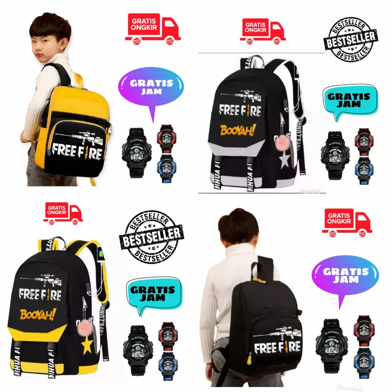Tas anak laki laki FF Tas sekolah anak 1