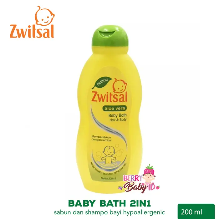 Gambar Zwitsal Natural Baby Bath 2in1 Hair & Body Sabun Shampo Bayi 200 ml - 200 ml dari Berry Baby Kota Bandung 5 Tokopedia