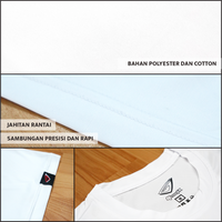 Gambar GENETIX NEVER BACK DOWN Tshirt White - Putih, M dari ELITE MMA SHOP Kota Administrasi Jakarta Barat 4 Tokopedia