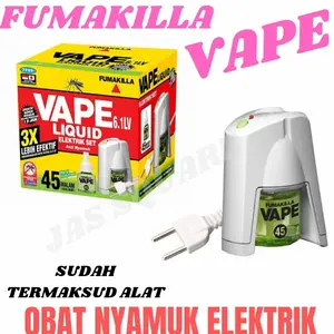 Obat Nyamuk Elektrik Fumakilla 45 90 malam Plus Refill