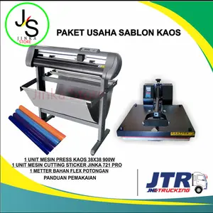 Paket Usaha Sablon Digital / Paket Usaha Cutting Sticker Sablon