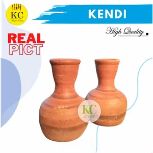 KENDI TEMPAT WADAH AIR TANAH LIAT TRADISIONAL VAS BUNGA