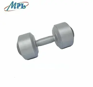 DUMBEL / BARBEL PLASTIC SILVER 5 KG