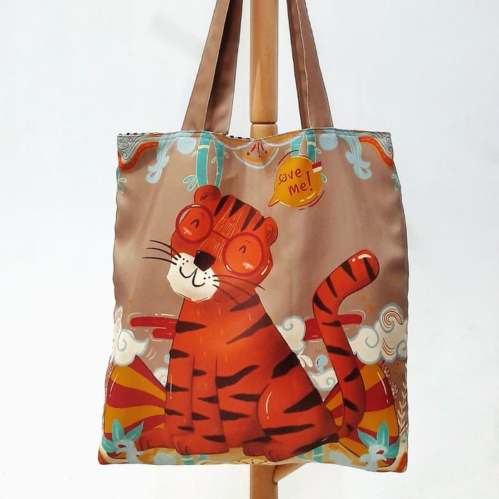 Gambar SANCRAFT - Totebag Harimau dari SANCRAFT ID Kota Administrasi Jakarta Timur Tokopedia