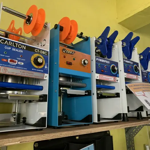 Cup sealer khusus gelas 22 oz POWERPACK CS M795 i Mesin Listrik jual 3