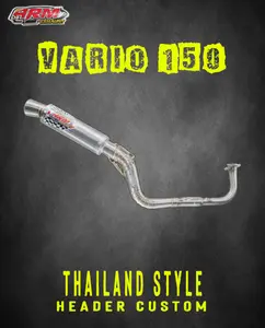 KNALPOT RACING ARM EXHAUST HONDA VARIO150 THAILAND STYLE