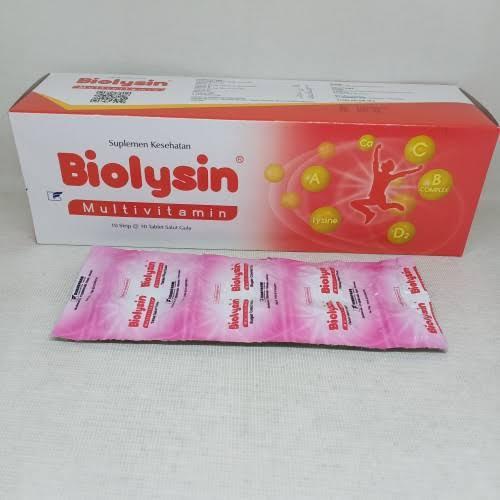 Gambar Biolysin Multivitamin Strip'10 tablet dari Apotek YL Kab. Cianjur Tokopedia