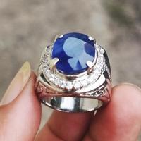 Gambar CINCIN PERMATA BLUE SAFIR AFRIKA SUPER - 7 dari azzaim stone Kota Administrasi Jakarta Timur 3 Tokopedia