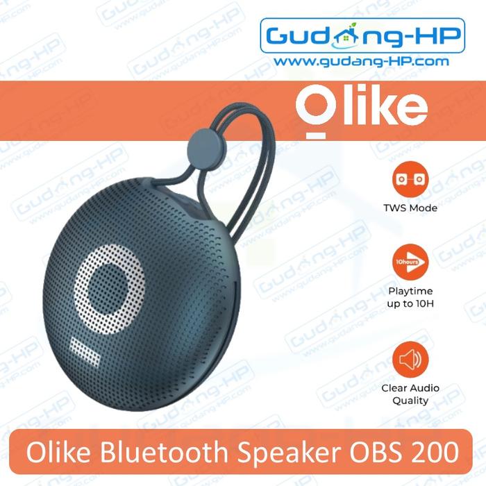 Gambar Olike Portable Wireless Bluetooth Speaker Radio TWS Mode OBS-200 - Biru dari Gudang-HP Kota Administrasi Jakarta Pusat Tokopedia
