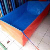 Gambar terpal kolam ikan ukuran 200x100x50 a5 korea dari Juragan terpal Kab. Bekasi 4 Tokopedia