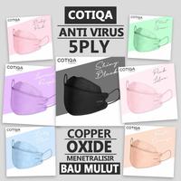 Gambar Masker KF94 COTIQA Copper Oxide Premium 5ply Original Packing Segel dari MS MONASIFA Kota Administrasi Jakarta Barat 4 Tokopedia