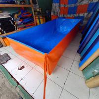 Gambar terpal kolam ikan ukuran 200x100x50 a5 korea dari Juragan terpal Kab. Bekasi 3 Tokopedia
