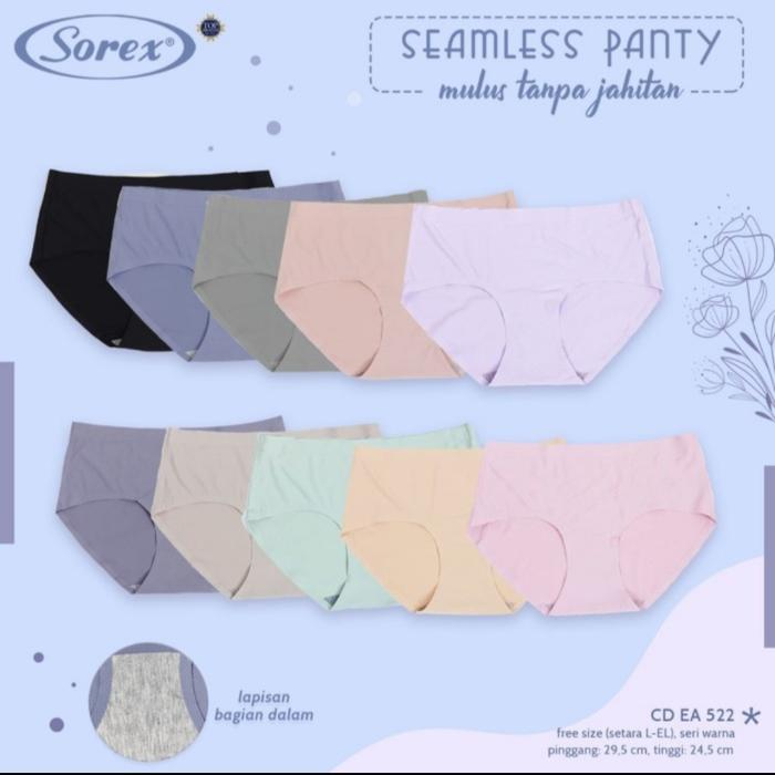 Gambar Celana Dalam tanpa jahitan Sorex EA522 / 522 Seamless panty dari Tintieshopori Kota Medan Tokopedia