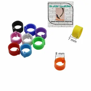 RING JEPIT PLASTIK 8 MM GELANG KAKI BURUNG MERPATI / BURUNG DARA