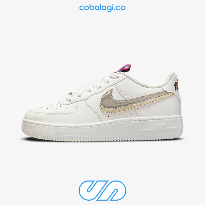 tokopedia nike air force two swoosh Jual Nike Air Force LV8 Double Swoosh White Pink Prime Metallic Pewter GS  Kota Surabaya Tokopedia