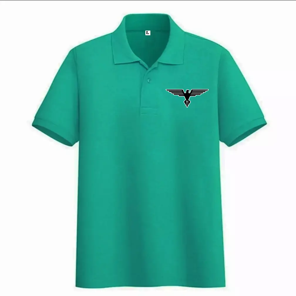 Kaos Pria Polo Kasual Logo Elang Lengan Pendek / Polo Shirt Distro