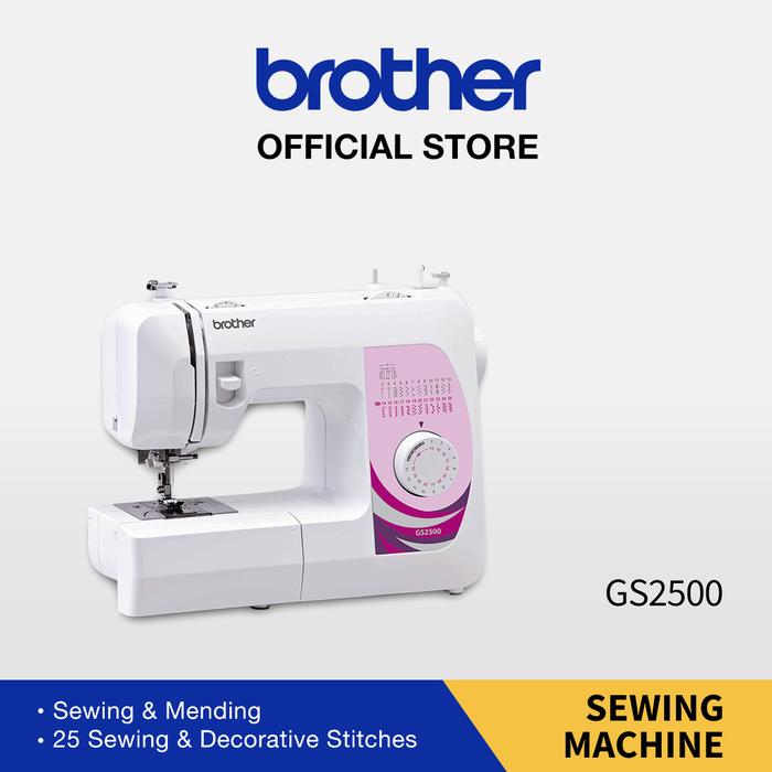 Gambar Brother GS2500 Sewing Machine - Mesin Jahit Portable GS 2500 dari Brother Indonesia Shop Kota Administrasi Jakarta Pusat Tokopedia