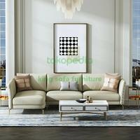 Gambar sofa 3/4 siter ruang tamu minimalis terbaru bergaransi dari kingsofafurniture Kab. Bekasi 2 Tokopedia