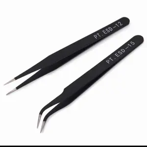 Dua buah Pinset lurus dan lengkung