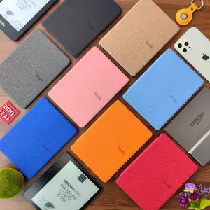 Fabric Case Kindle Paperwhite 10th 10 Casing Cover Denim HardCase Hard