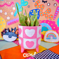 Gambar Pot & Kaktus Mini Cloky Cactus - LoveLove dari Cloky Art Studio Kota Magelang 1 Tokopedia
