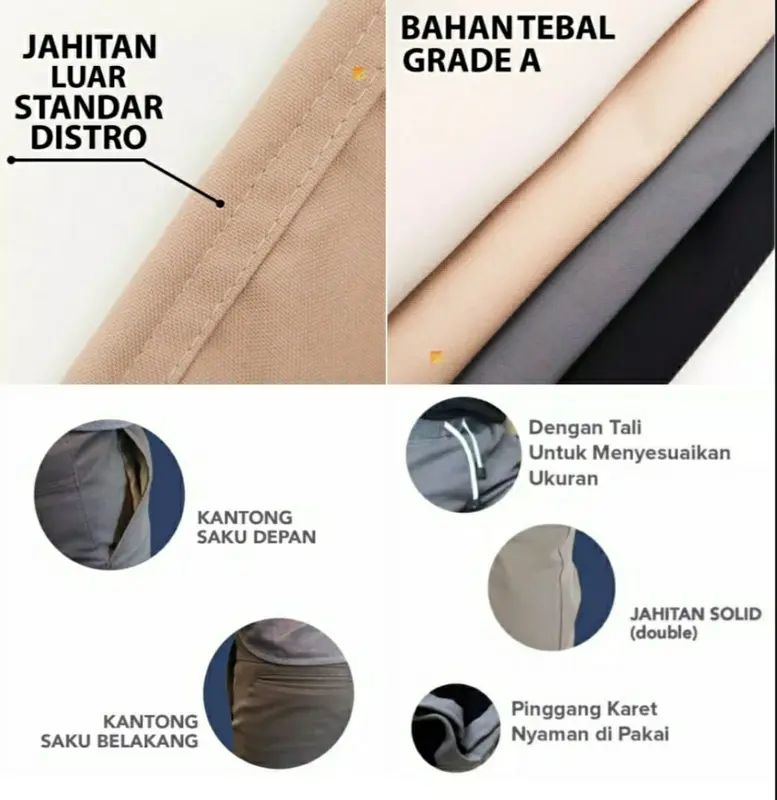 PROMO 90 RIBU DAPAT 5 PCS Celana Pendek Chino Distro Pria Dewasa 2022 Modest Big & Tall chinos casual regular 4