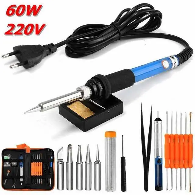 Peralatan Solder Kit 7 in 1 60W 220V Tools Set Lengkap Komplit