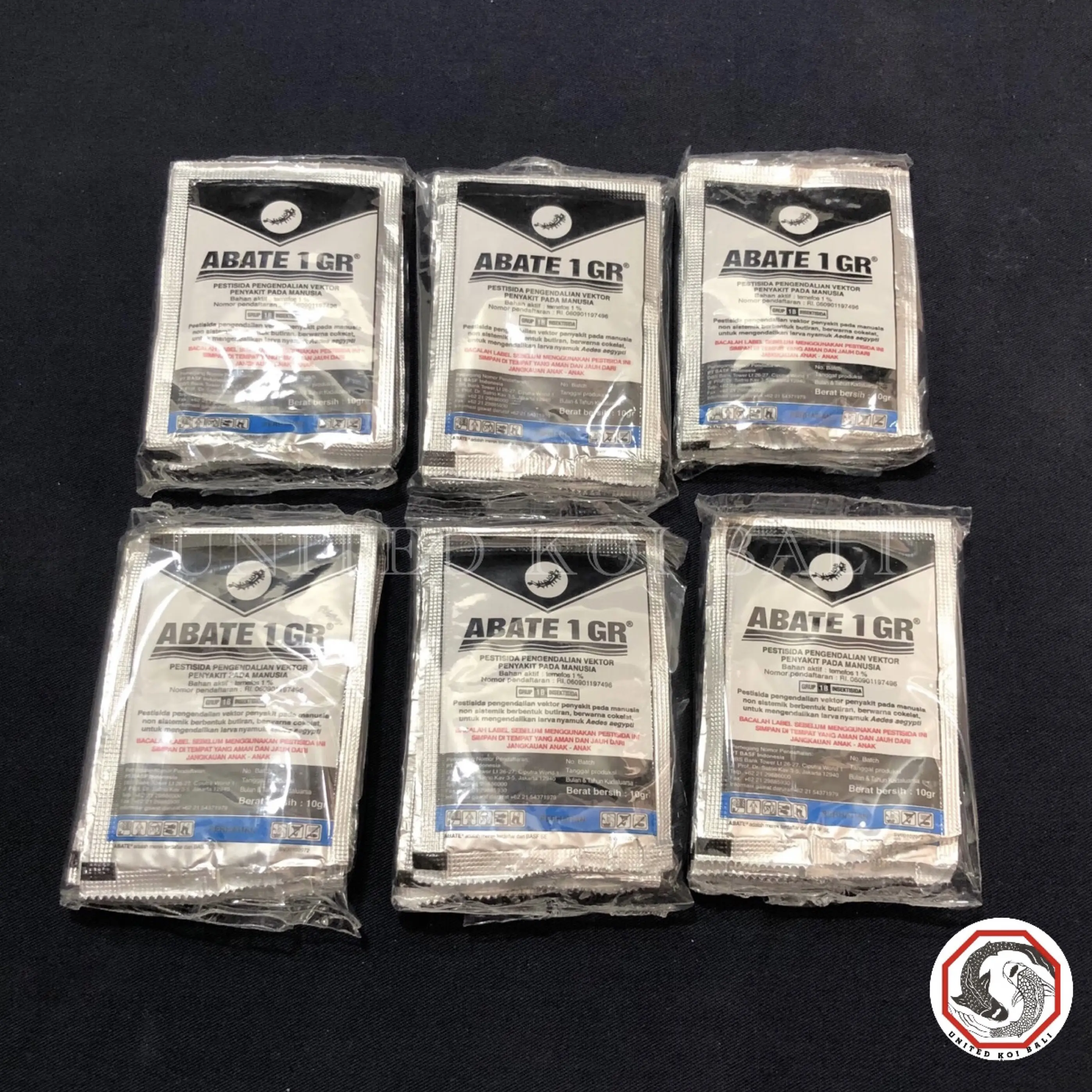 ABATE OBAT NYAMUK OBAT JENTIK NYAMUK OBAT KOLAM IKAN KOI 5 PCS
