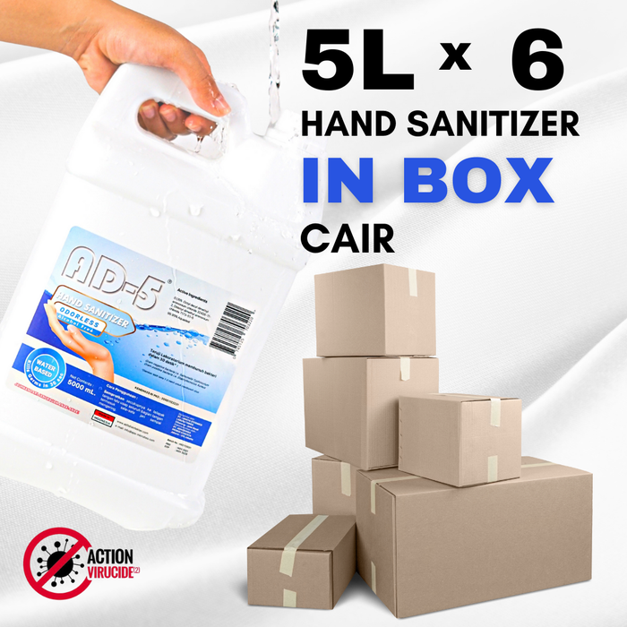 Gambar Hand Sanitizer Cair 5 Liter AD-5 SANITIZER 5L KEMENKES In Box (6 Pcs) dari APS Biosecurity Kota Administrasi Jakarta Utara Tokopedia