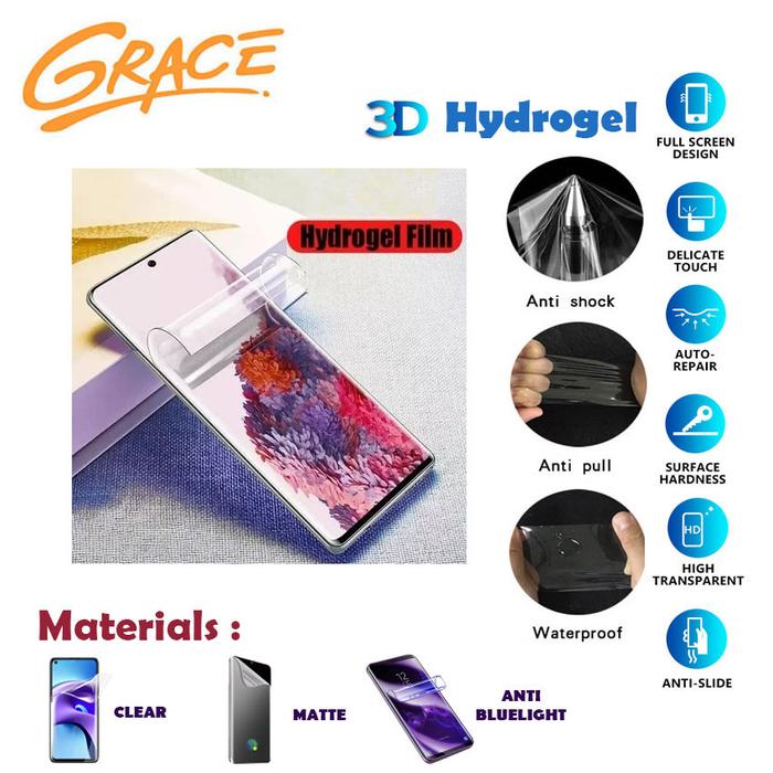 Gambar Grace Hydrogel for Samsung Galaxy S22 5G - 6.1 inch - 3D Full Screen - HD CLEAR dari Mentari Grasindo Teknik Kota Administrasi Jakarta Barat Tokopedia
