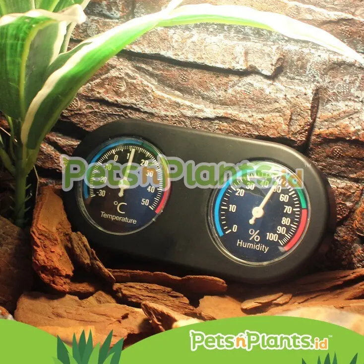 Thermometer Hygrometer Reptil Kura Torto Double Disc Wet NOMOY NFF-54 0